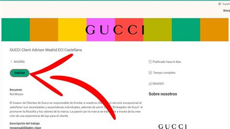 gucci empleo